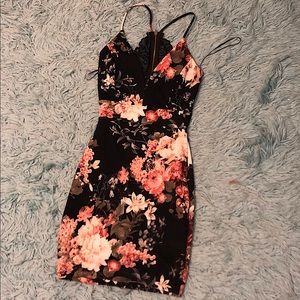 Windsor floral bodycon minidress